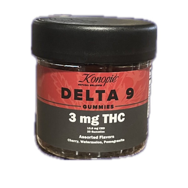 Konopie Delta 9 3mg Gummies